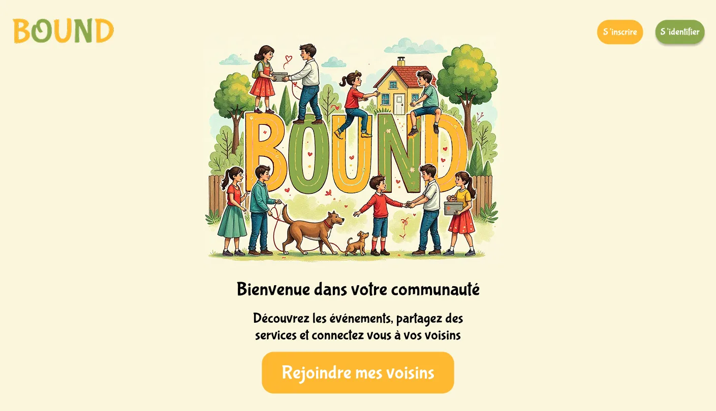 Aperçu du projet Bound : démarche Lean UX