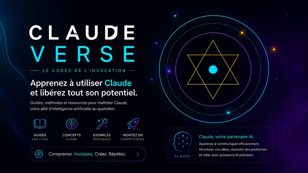 Aperçu du projet : Claude Verse : site vitrine